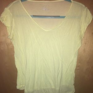 Soft yellow tee